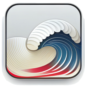 icon of a wave