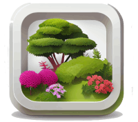 icon of a japanese garden